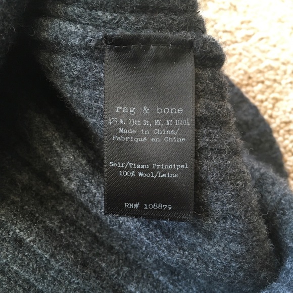 Rag and Bone Wool Knit Woven Short Sweater Dress - Picture 8 of 12